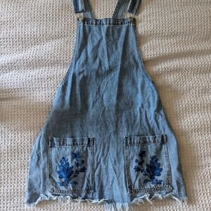 Forever 21 Cutoff Overall Dress